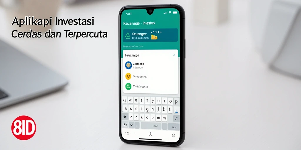 Tampilan antarmuka 8ID yang user-friendly untuk investasi.