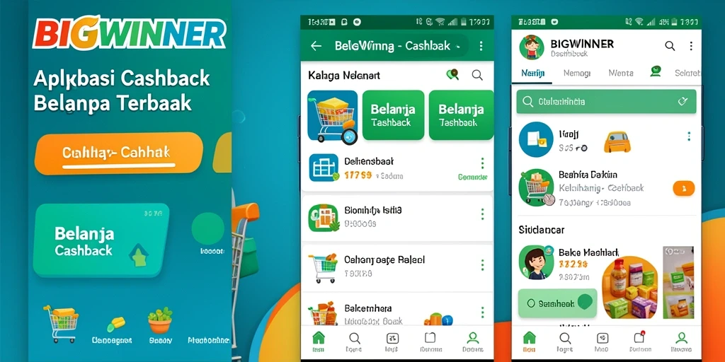 Tampilan antarmuka pengguna BIGWINNER yang menarik dan fungsional.