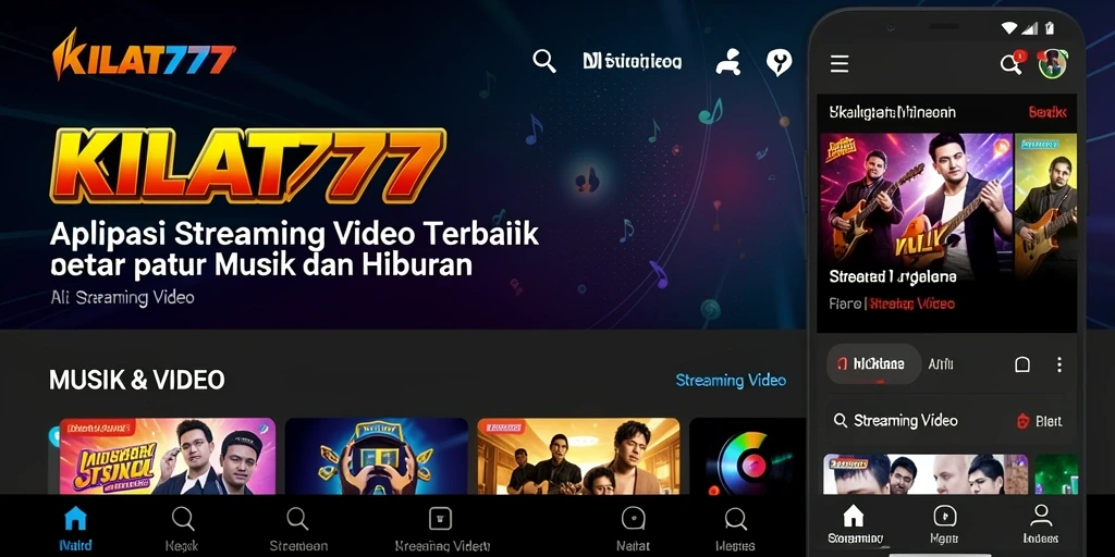 Tampilan antarmuka KILAT777 untuk streaming video yang mudah dan nyaman.