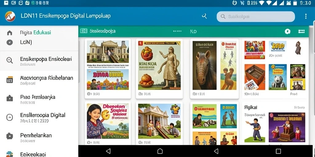Antarmuka LDN11 yang menampilkan informasi ensiklopedia yang komprehensif.